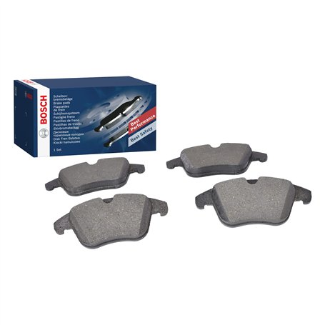 Bosch BP1118 - Plaquettes de Frein Avant pour Voiture - Qualité Bosch - Réduction du Bruit et de la Poussière - Certifié ECE-R90