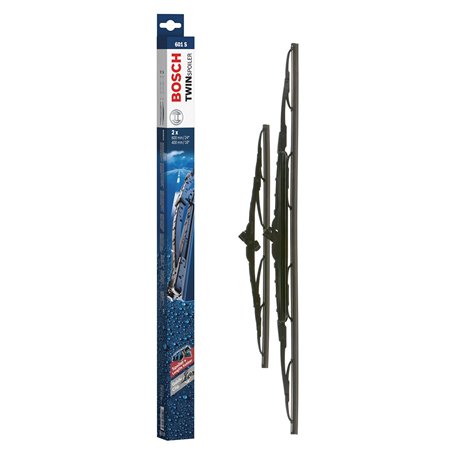 Bosch Balais d'Essuie–Glace Plats Conventionnel Twin Spoiler 601S