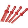Vigor V2512 Jeu de spatules pour décoller les masses d'équilibrage 4 pièces