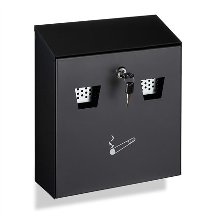 Relaxdays Cendrier Mural pour extérieur