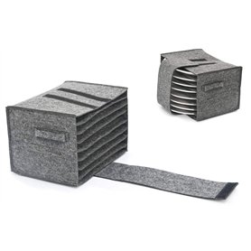 DuneDesign Porte Assiette Camping-Car pour 8 Assiettes - 27x20x18 Etagere Camping Car - Meuble Rangement Cuisine Gain de Place P