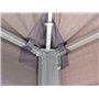 Quick Star Toit de Remplacement pour Gazebo Rank 3x3m Anthracite