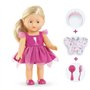 Coffret Mini Corolline - Corolle - Rosy Fée - Poupée en vinyle - Robe de fée - Ailes de papillon