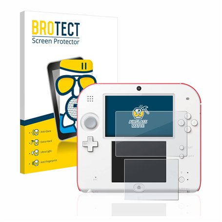 brotect Anti-Reflet Protection d'Écran Verre Mat pour Nintendo 2DS - Film Protecteur Vitre 9H