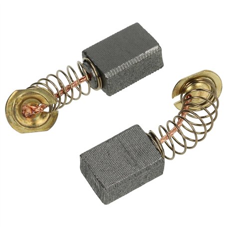 vhbw 2x Balais de charbon pour moteur 6 x 9 x 12mm compatible avec Makita 6821