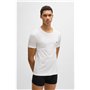 Boss Hommes Tshirt RN 3P Classic Lot de Trois t-Shirts en Coton à Logo brodé