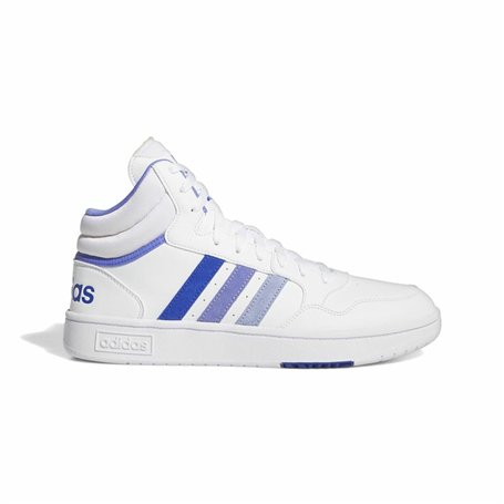 Chaussures casual homme Adidas Hoops 3.0 Mid Blanc