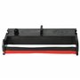 vhbw 1x Ruban encreur remplacement pour Epson ERC-43B, ERC-43, ERC-39 pour imprimante matricielle ou de reçus - noir-rouge