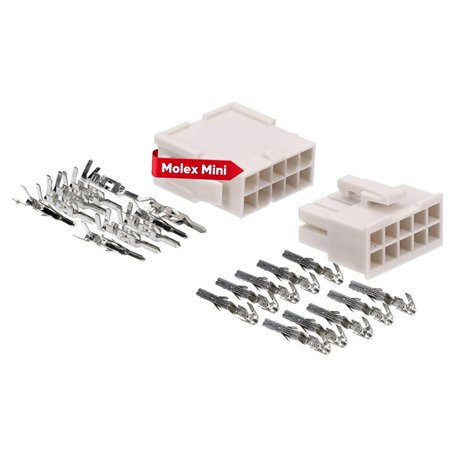 Molex Mini-Fit Jr. Kit de connecteurs 10 broches pour composants PC Kali-2410 I Qualité industrielle du distributeur allemand