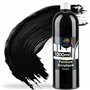 OfficeTree Peinture Acrylique Noire 1000ml à Base d'eau - Peinture Noire pour Toile - Peinture Acrylique 1L - Black Acrylic Pain