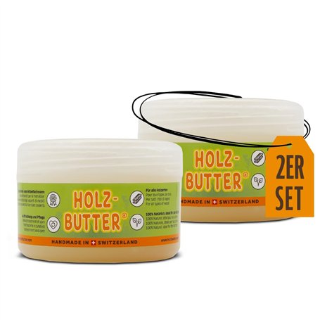 Renuwell Beurre de bois 2 x 250 ml – Soin intensif pour tous les types de bois