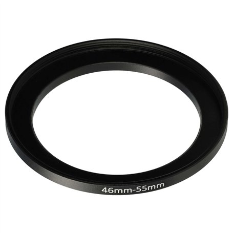 vhbw Bague d'adaptation de Filtre Step-Up de 46 mm vers 55 mm pour Objectif d'appareil Photo - Adaptateur
