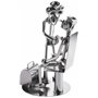 BRUBAKER Homme à Vis Médecin avec Stéthoscope pour Patient - Figure en Fer Fait Main Homme en Métal - Figure en Métal Idée de Ca
