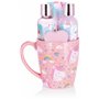 BRUBAKER Cosmetics - Coffret de bain & douche - Fleur de cerisier - 5 Pièces - Mug Licorne XXL incl. - Idée cadeau Femme & Fille