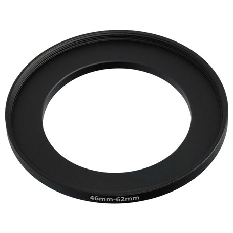 vhbw Bague d'adaptation de Filtre Step-Up de 46 mm vers 62 mm pour Objectif d'appareil Photo - Adaptateur