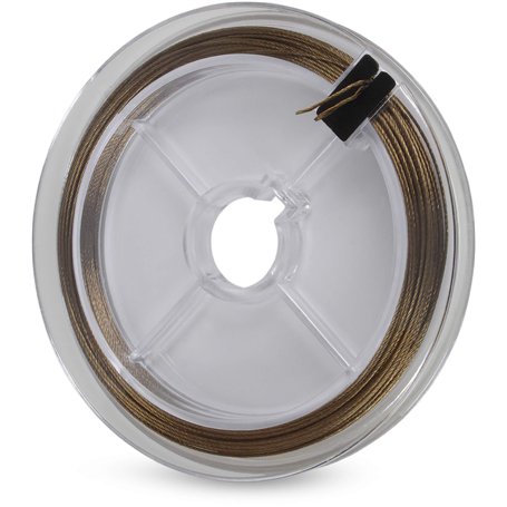 Bas de ligne en acier 7 x 7 sur bobine en plastique