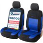 upgrade4cars Housses de Siège de Voiture Avant Universelle Noir Bleu | Housse de Sieges Auto Universel pour Conducteur et Passag