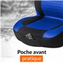 upgrade4cars Housses de Siège de Voiture Avant Universelle Noir Bleu | Housse de Sieges Auto Universel pour Conducteur et Passag