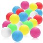 com-four® Balles de Tennis de Table 24x