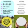 Eurodisc 135g Frisbee Frisbeach Junior/Enfants Ultime Jaune