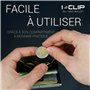 I-Clip Original Porte-Monnaie en Cuir -Hommes - Portefeuille en Cuir avec Pince à Billets - Porte-Monnaie de qualité - Portefeui