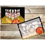 Edition Colibri 10961 FR Lot de 10 Cartes d‘invitation BOWLING/QUILLES en Français pour un anniversaire d‘enfant ou pour une soi