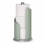 stardis Porte-rouleau d'essuie-tout design en acier inoxydable mat H 30 cm Ø 15 cm Porte-rouleau de papier essuie-tout Vert agav
