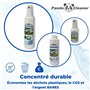 PANDACLEANER® Set 400ml Eyewear Spray de 50 ml à emporter + 100 ml pour la maison + flacon de 250 ml | sans alcool | anti-buée |