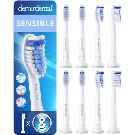 8 Pack demirdental compatible pour Philips Sonicare Têtes de brosse de rechange