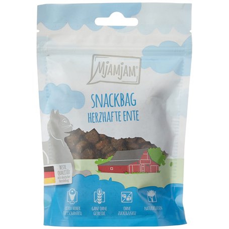 MjAMjAM - snack premium pour chat - sachet snack - copieux canard