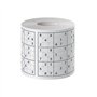 Papier toilette Sudoku - Le papier toilette amusant pour les amateurs de puzzles, Blanc, bleu foncé