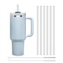 HALM pailles en verre 6x 30 cm de long pour Stanley Cup Quencher Tumbler & bouteilles jusqu'à 0