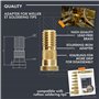 ruthex 2x adaptateurs de pannes Weller série ET & LT - pannes de fer à souder compatibles avec les fers à souder Weller WE1010, 