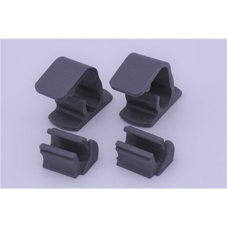 2X Clip de roulement pour charnière coulissante - Pièce de Rechange Compatible avec IKEA Behjälplig