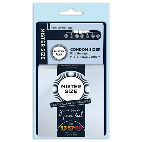 Mister Size Tester Kit Préservatif Transparent Medium
