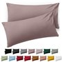 Blumtal Taie Oreiller 50 x 70 Lot de 2 - Housse de Coussin Microfibre - Taies d'oreillers avec Fermeture enveloppe