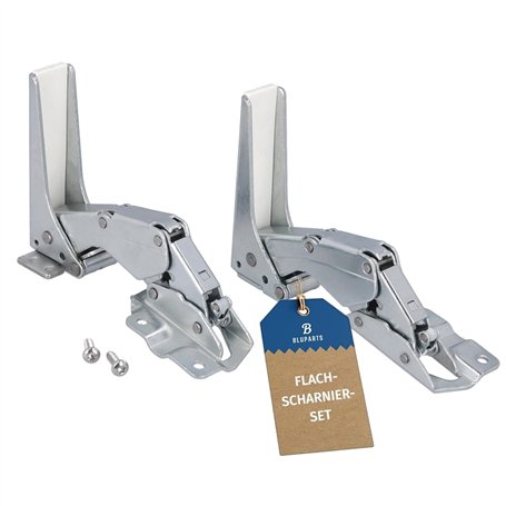 Lot de charnières de porte inférieures comme AEG 4055504197 pour réfrigérateur