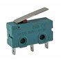 Lot de 2 micro-boutons 3 broches 250 V 5 A 2 positions ON/ON Interrupteur de fin de course avec bras de levier Interrupteur à ba