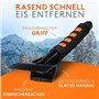 WERKTAL Grattoir à glace pour voiture - Grattoir à glace chauffant avec gant de voiture - Grattoir à glace ultra rapide - Gratto