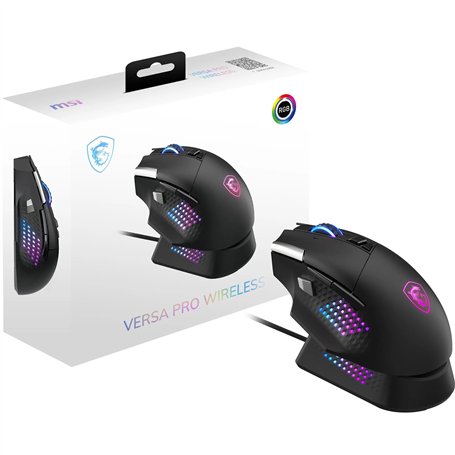 MSI VERSA PRO WIRELESS + MOUSE DOCK PRO Souris gaming - Station d'accueil