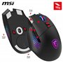 MSI VERSA PRO WIRELESS + MOUSE DOCK PRO Souris gaming - Station d'accueil, capteur optique 26000 DPI, balayage 1000 Hz, pour dro