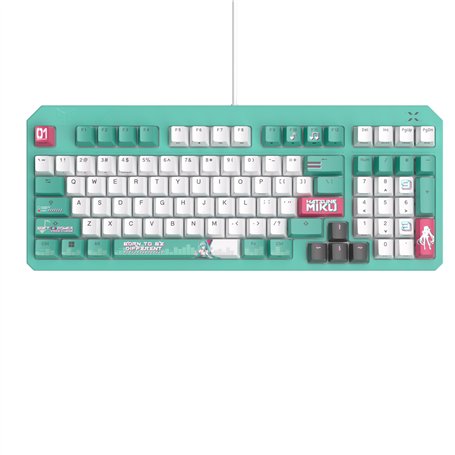 ASUS Clavier TUF Gaming K3 Gen II Hatsune Miku Edition - switches opto-mécaniques RGB