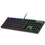 Cooler Master SK652 Clavier Mécanique QWERTY US, Taille Standard, Touches Flottantes Low Profile, Red Switches, Rétroéclairage R