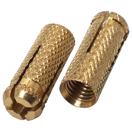 SKIR'CO Lot de 30 chevilles en laiton M10 x 32 mm