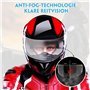 CerisiaAnn Film Anti-buée Universel pour Casque de Moto - Film Anti-buée pour visière de Casque de Moto