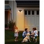 Combuh IP65 Applique Mural Luminaire Exterieur avec Detecteur de Mouvement 12W Moderne Lampe Murale Blanc Chaud 3000K Eclairage 