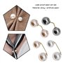 12pcs Fausse Perle Broche Broche Anti-Exposition Décolleté Goupille de Sécurité Clip pour Châle Cardigan Chandail Écharpe Chapea