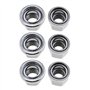 6pcs M9 Écrous de Roue M10 Essieu Écrous de Roue de Vélo Moyeu Remplacement Grande Bride Écrou d'essieu Accessoires pour Vélo