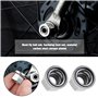 6pcs M9 Écrous de Roue M10 Essieu Écrous de Roue de Vélo Moyeu Remplacement Grande Bride Écrou d'essieu Accessoires pour Vélo, A