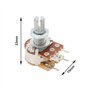 OTOTEC Lot de 5 potentiomètres WH148 B10K à vitesse réglable 5 broches Longueur de l'arbre 15 mm Rondelle d'écrou Accessoire Con